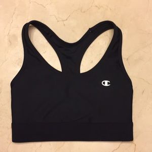 Champion black sports bra